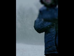 Storm chaser keeps losing his clothes!