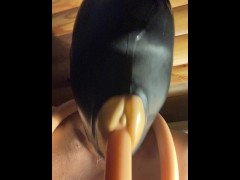 How do you like my latex mask?