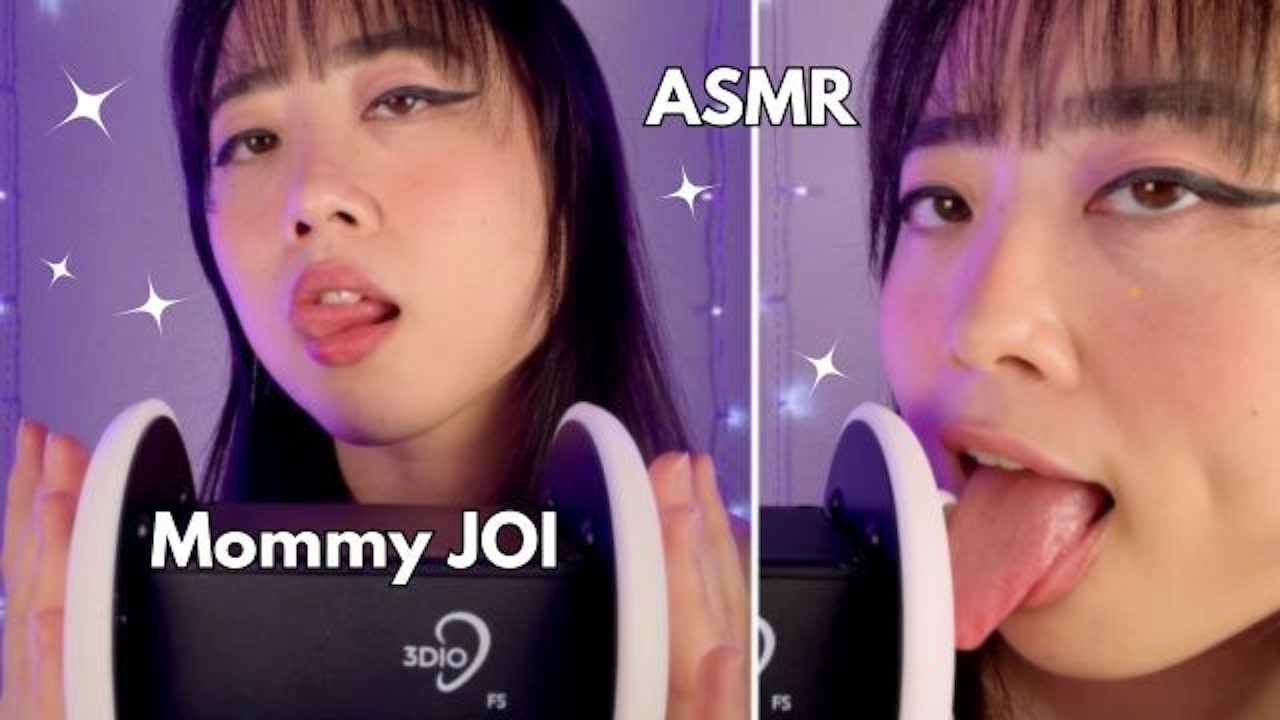 Mommy JOI for Good Boys, Eye Contact & Tongue Fetish - ASMR