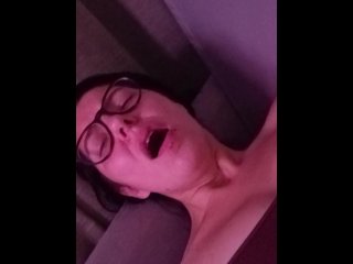 O face reaction to masturbation and orgasm