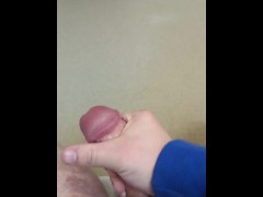 Almost Got Caught At Work 😳 Emergency Cumshot