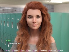COLLEGE KINGS 2 #06 [WOLF ROUTE] • Visual Novel PC Gameplay [HD] - Screenshot 10 of 16 - Cute Redhead