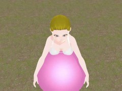 【Emma】Blonde girl shows off her tits in a slideshow videos.