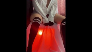 سکس زوج تینیج ایرانی با کاستوم لباس مدرسه ، دختره ارضا میشه