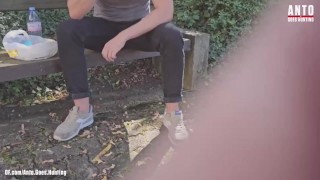 I Offer To Help This Random Married Heterosexual Guy At The Park Try His First Gay Blowjob During His Lunch Break