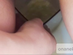 【変態OL】本日のおしっこ+セルフおしっこかけ　日本人/素人/個人撮影　 3/16