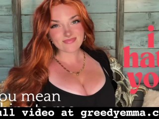 You mean nothing to me - Goddess Worship Loser Verbal Humiliation Degradation