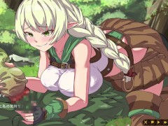 【#03 精霊の妊 - 傲慢なエルフたちを妊娠させて征服せよ-実況】金髪爆乳女エルフに足コキ手コキや顔面騎乗手コキで逆レ搾精されてしまうオーク。 14/16