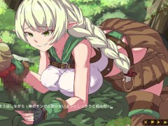 【#03 精霊の妊 - 傲慢なエルフたちを妊娠させて征服せよ-実況】金髪爆乳女エルフに足コキ手コキや顔面騎乗手コキで逆レ搾精されてしまうオーク。 9/16