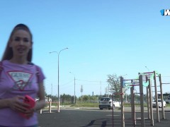 Американка захотела попробовать русский хуй. 4/16