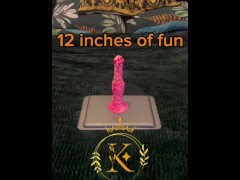 Katie rides 12inch dildo - Screenshot 1 of 16 - Bbw