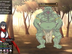 SEXY BRUNETTE FUCKED BY GIANT ORCS