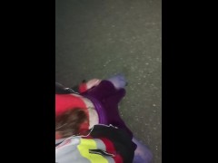 TS slut cumwalk part 2