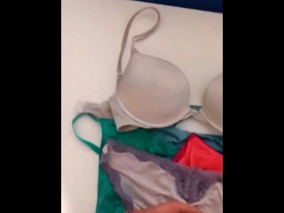 Кончаю на лифчик и трусики моей бывшей жены