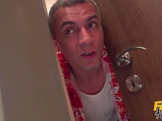 Fake Hostel - crazy University girls get their assholes sniffed before threesome with Alexis Crystal screenshot number 1