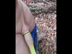 Had to piss so badly while driving," Good thing I had a condom on" pulled over in woods to finish