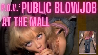 POV: Cute Slutty Girl Sucks Your Dick in the Mall Parking Lot