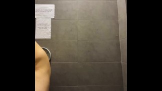 Fisting anal in the public