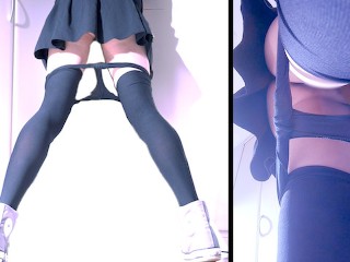 Jerky Knees in Black Knee High