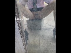粉色衬衣高跟靴，打扮避怪异的露出 - Screenshot 10 of 16 - 露出