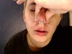 Extreme Snot Nose Blowing Mess Sneezing - Screenshot 14 of 16 - Snot