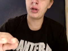 Extreme Snot Nose Blowing Mess Sneezing - Screenshot 16 of 16 - Spit