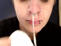 Extreme Snot Nose Blowing Mess Sneezing - Screenshot 8 of 16 - Spitting