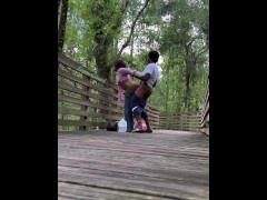 Sucking his dick and enjoying backshots au naturale