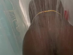 Imagine me throwing it back on you while in the shower. Make my ass jiggle daddy
