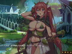 【#05 精霊の妊 – 傲慢なエルフたちを妊娠させて征服せよ-実況】強気な爆乳女エルフにパイズリ足コキで逆レ射精させられるオーク。 - Screenshot 2 of 16 - エロゲ実況