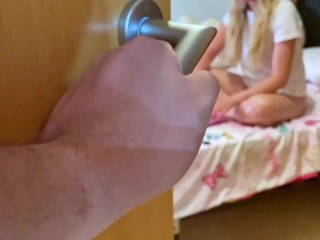 I have Sex with my Wife's Friend, she Gets her first Creampie without a Condom