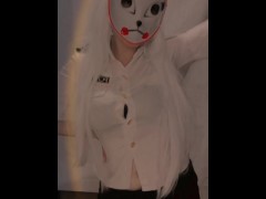 Tiktok Challenge Masked Girl