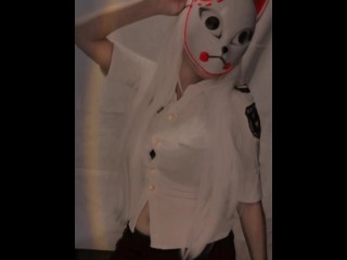 Tiktok Challenge Masked Girl