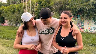 In A Public Park A Stranger Offers Girlfriends Money To Fuck Their Tight Pussies