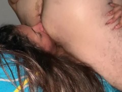 One hot facesitting ass licking compilation