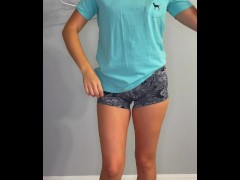 Getting dressed for the gym