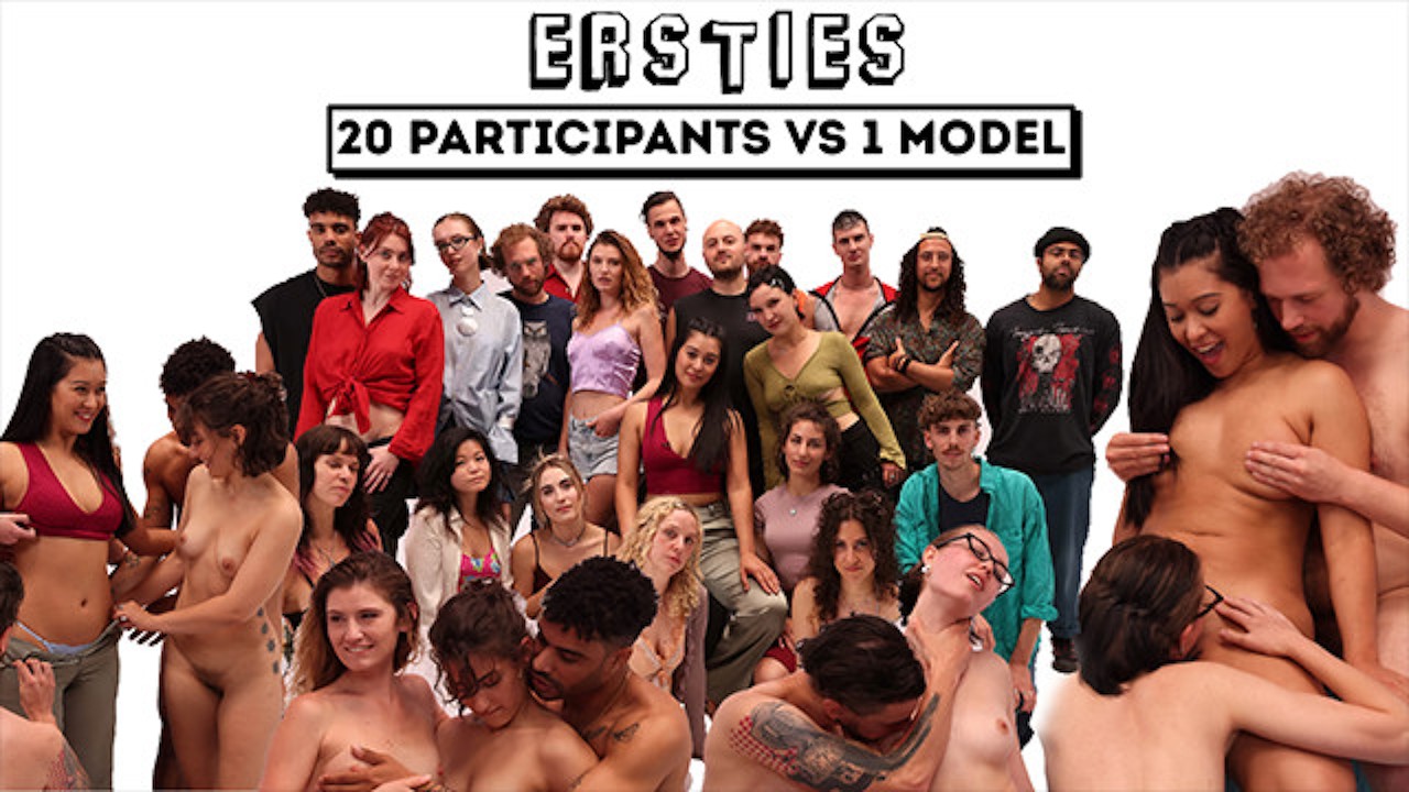 Ersties - 20 vs 1 - ORGY MY WAY, Oral skills test (Part 2 of 4)