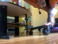 Feet Fetish Delight: Worship My Feet Under the Desk While I Wrk - A Foot-Focused Fantasy!