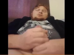 Twisting my soft WET hand Around my Very THICK COCK till i CUM!