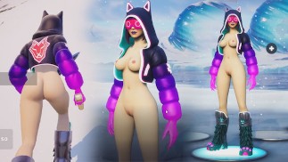 Fortnite Nude Mod Gameplay Triblazer Lynx Nude Skin Battle Royale Game [18+]