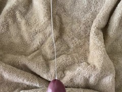 Long Powerful Cumshot, Cum Ropes