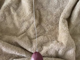 Long Powerful Cumshot, Cum Ropes