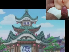 Nami And Nico Robin in the bath uncensored scene of Nami