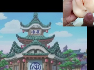 Nami 和 Nico Robin 在浴缸里未经审查的 Nami 场景