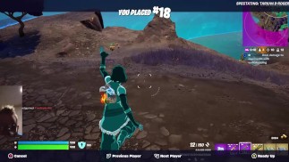 THROWING ROCK HARD / FORTNITE