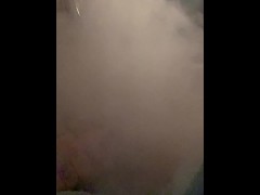 Puff once and release it