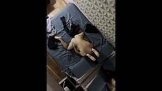 An Amateur Couple Staying At A Motel