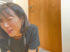 【テレビ電話オナニー】えっちな空気のおすそ分け♡声を出せない環境でグチョグチョ音が響く♡　日本人 素人 フェラ - Screenshot 16 of 16 - Amateur Blowjob