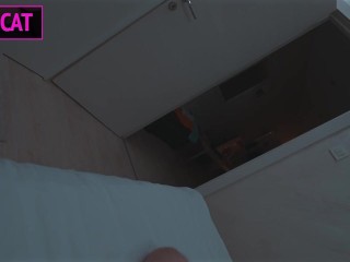 S2E2: Step mom lets step son lie in share bed and jerking him, but unexpected hard fuck with facial thumbnail