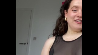 ANPROBIEREN VON TRANSPARENTEM MAXIKLEID! | Venus Energie | Natürlicher behaarter Körper | ONLYFANS & FANSLY @VENUSENERGY